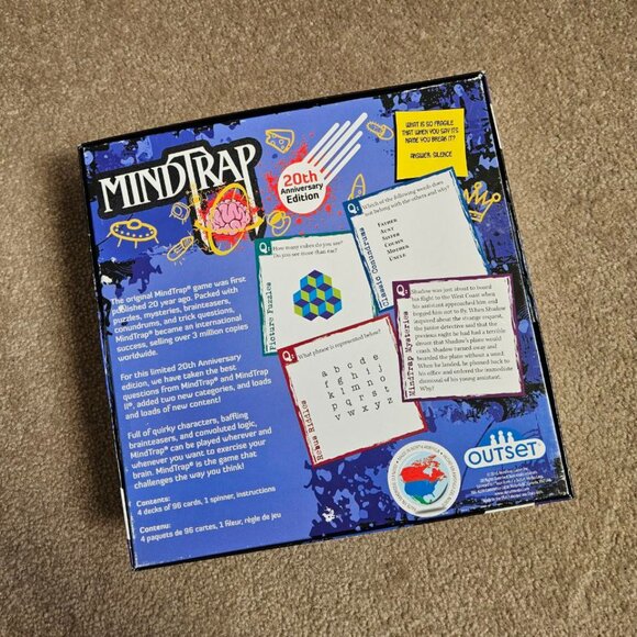 OUTSET MEDIA MINDTRAP Game of Logic and BRAINTEASERS - Opened but‎ Never Used - Picture 6 of 15